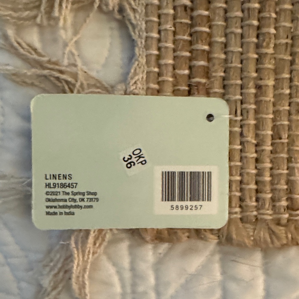 Hobby Lobby Natural Woven Placemat - Picture 3 of 7